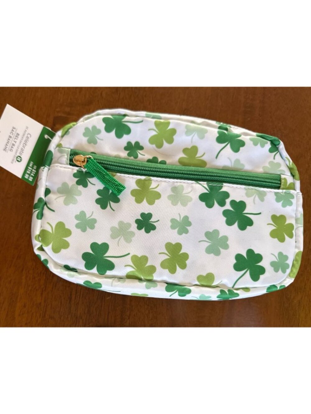 Celebrate St. Patricks Day With Shamrock Bag & Gem Headband Set - Picture 3 of 4